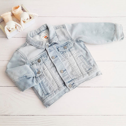 Chaqueta Algodón Celeste Marca Chess 18 M Estado Casi tiki