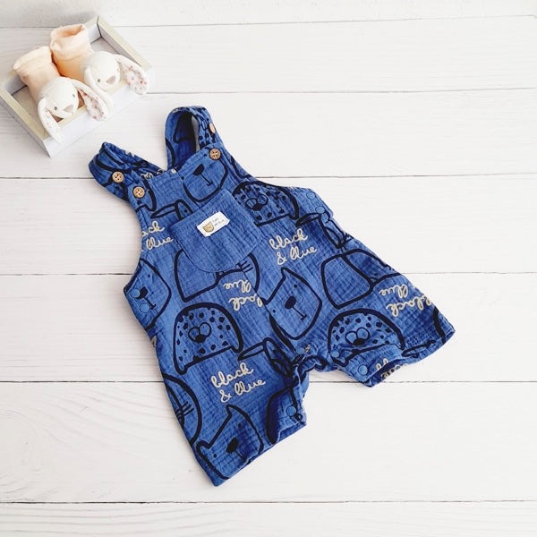 Jardinera Algodón Diseños Marca Black and blue 3 M Estado Tiki taka