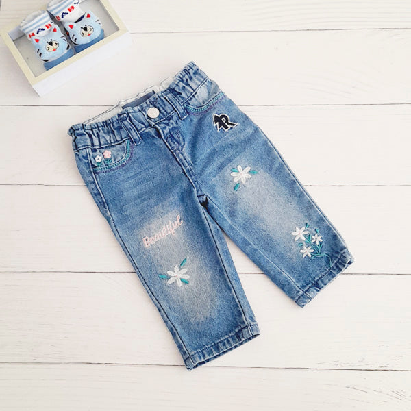 Jeans Mezclilla Diseños Marca redwood 6 M Estado Tiki taka