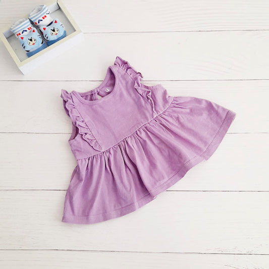 Polera Algodón Lila Marca Otra 6-9 M Estado Tiki taka