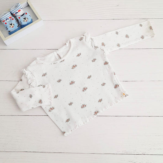 Polera Algodón Diseños Marca Baby harvest 9-12 M Estado Casi tiki