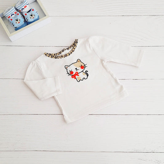 Polera Algodón Diseños Marca Gerber 3-6 M Estado Casi tiki