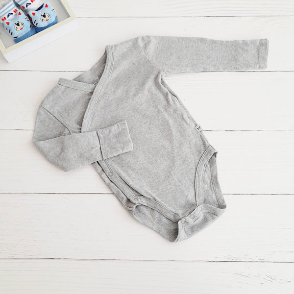 Body Algodón Gris Marca Otra 3-6 M Estado Casi tiki