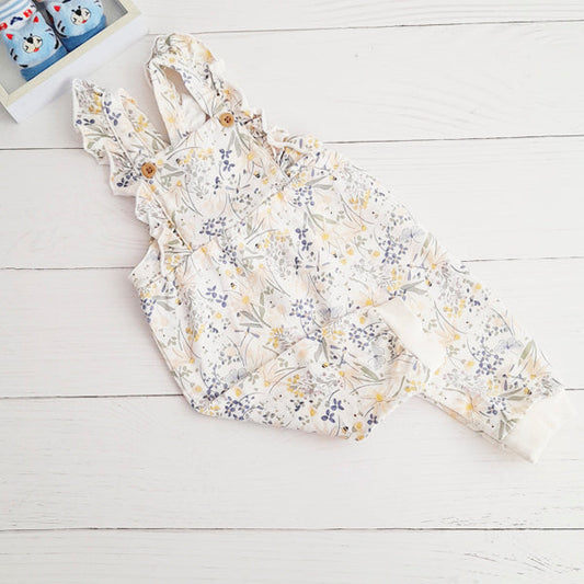 Jardinera Algodón Diseños Marca Baby harvest 6-9 M Estado Tiki taka