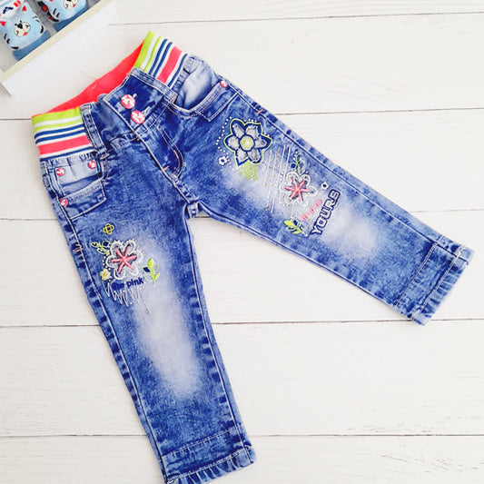Pantalón Algodón Multicolor Marca Otra 2 A Estado Casi tiki