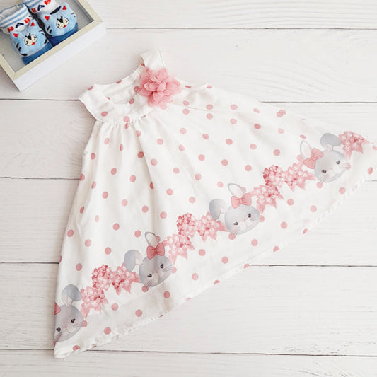 Vestido Algodón Diseños Marca Limonada 3 M Estado Casi tiki