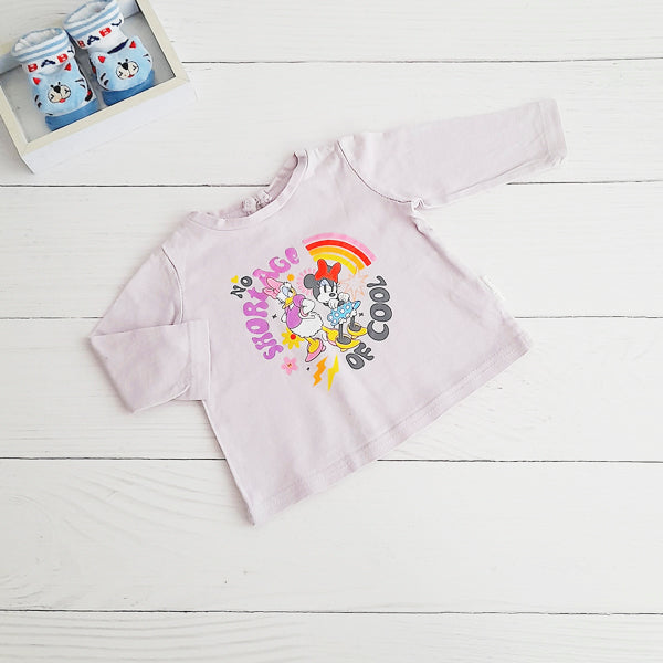 Polera Algodón Diseños Marca Disney 3-6 M Estado Tiki taka