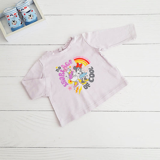 Polera Algodón Diseños Marca Disney 3-6 M Estado Tiki taka