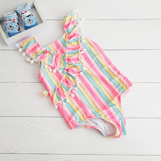 Traje de baño lycra Multicolor Marca Otra 6 A Estado Casi tiki