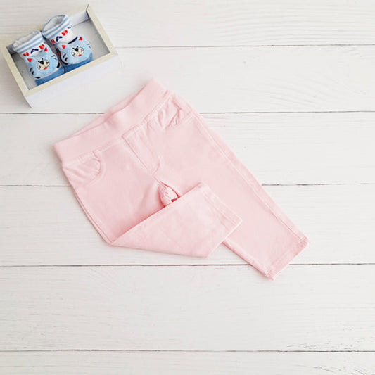 Calza Algodón Rosa Marca Baby by little topsis 9 M Estado Tiki taka