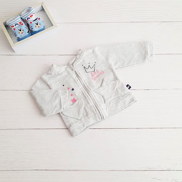 Polerón Algodón Gris Marca Ficcus RN Estado Tiki taka