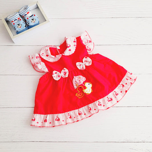 Vestido Algodón Fucsia Marca Genérica RN Estado Tiki taka