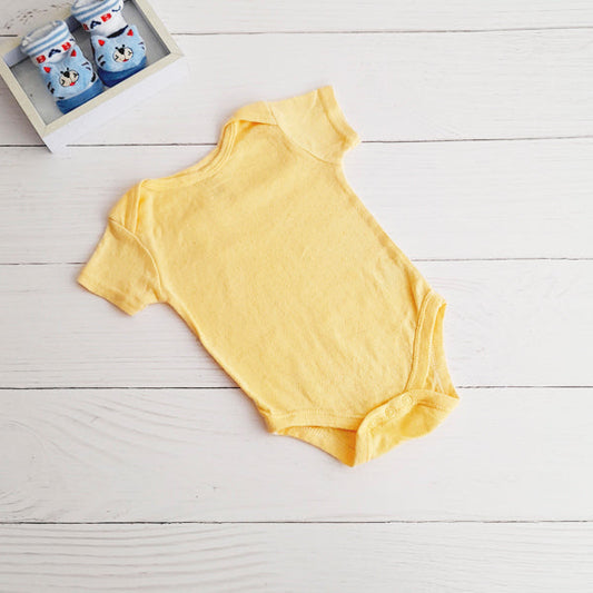 Body Algodón Amarillo Marca Otra 3-6 M Estado Tiki taka