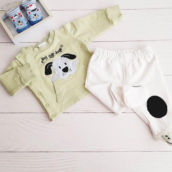 Conjunto Algodón Diseños Marca Black and blue RN Estado Tiki taka