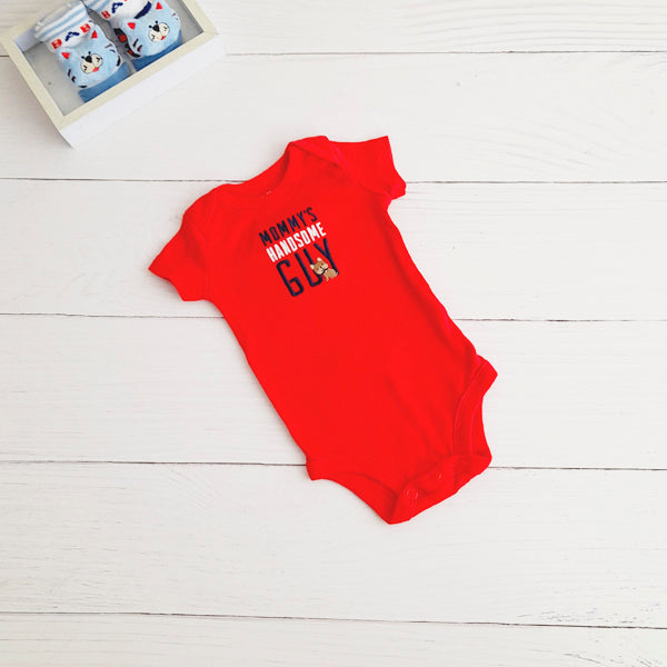 Body Algodón Rojo Marca Carter's PM Estado Tiki taka