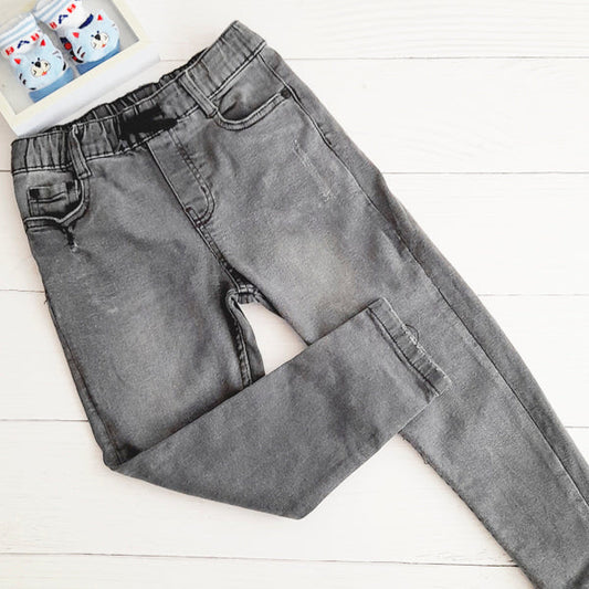 Jeans Mezclilla Gris Marca Yamp! 4 A Estado Tiki taka