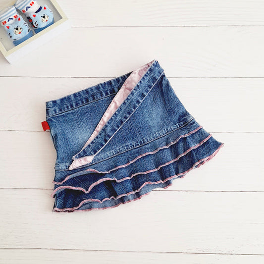 Falda Algodón Azul Marca Otra 3 A Estado Tiki taka