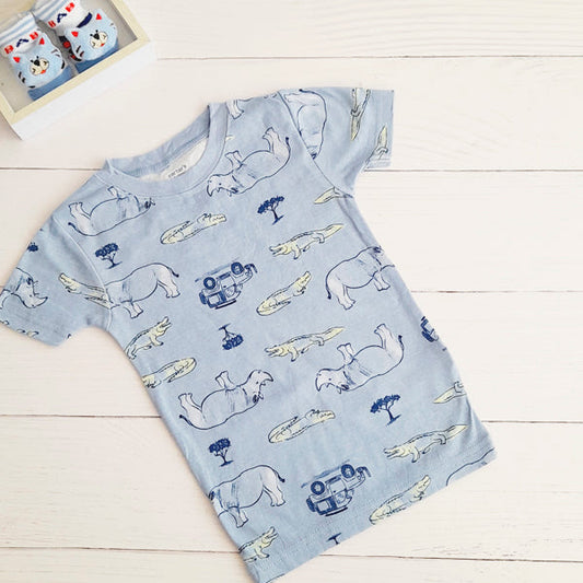 Polera Algodón Diseños Marca Carter's 4 A Estado Tiki taka