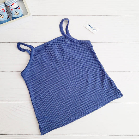 Polera Algodón Azul Marca Old Navy 8 A Estado Nuevo