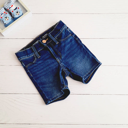 Short Algodón Azul Marca Old Navy 5 A Estado Casi tiki