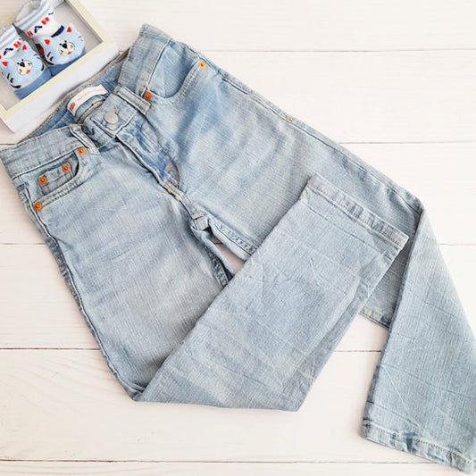 Jeans Mezclilla Celeste Marca Otra 4 A Estado Casi tiki