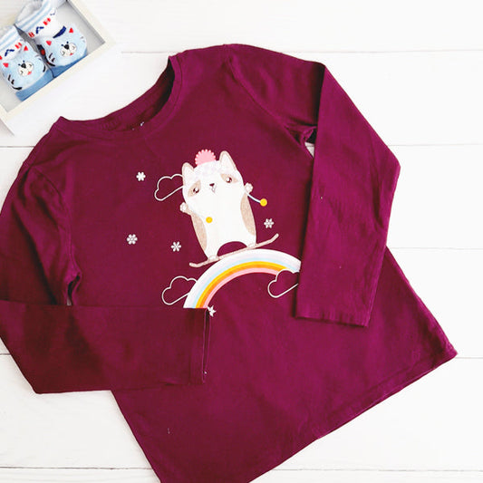 Polera Algodón Diseños Marca Cat & Jack 6 A Estado Casi tiki