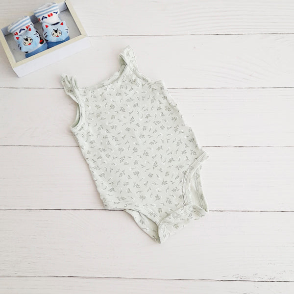 Body Algodón Verde agua Marca Carter's 3 M Estado Tiki taka