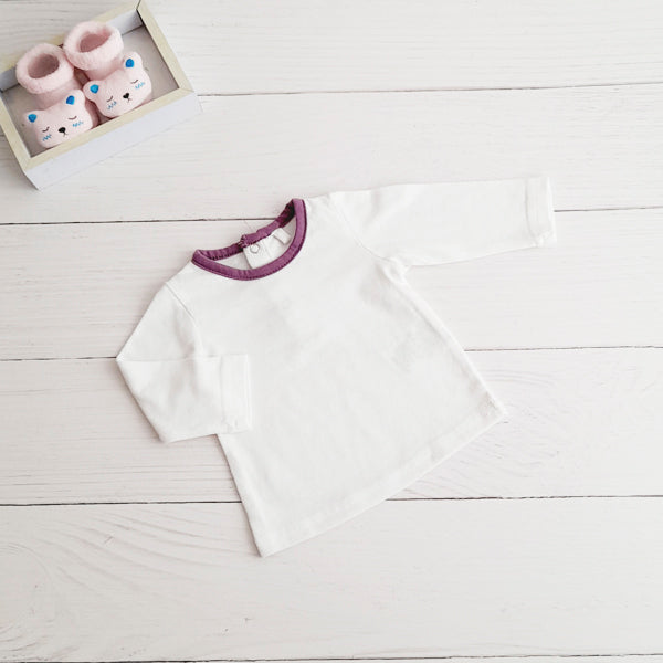 Polera Algodón Blanco Marca Limonada 3 M Estado Casi tiki