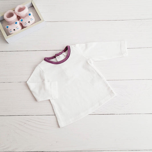 Polera Algodón Blanco Marca Limonada 3 M Estado Casi tiki