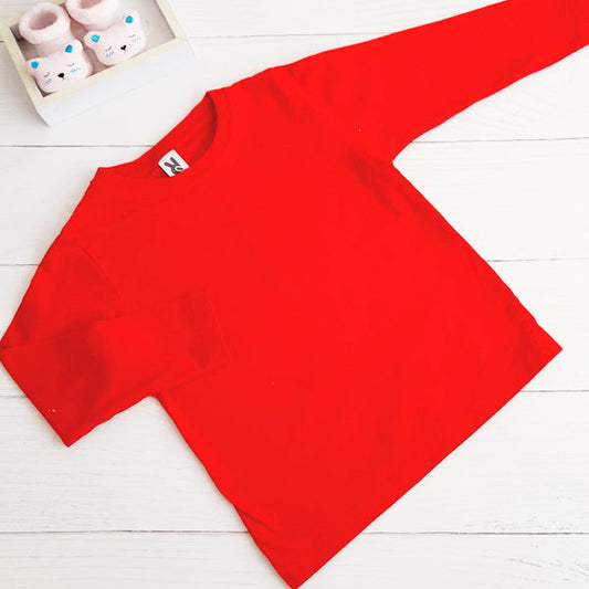 Polera Algodón Rojo Marca Otra 3 A Estado Casi tiki