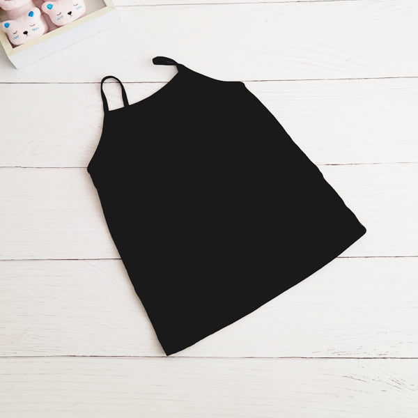 Polera Algodón Negro Marca Old Navy 3 A Estado Casi tiki