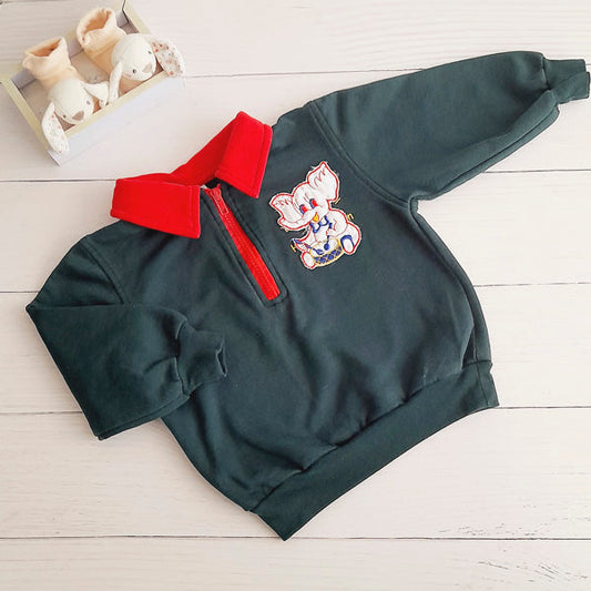 Polerón Algodón Verde Marca Genérica 2 A Estado Tiki taka