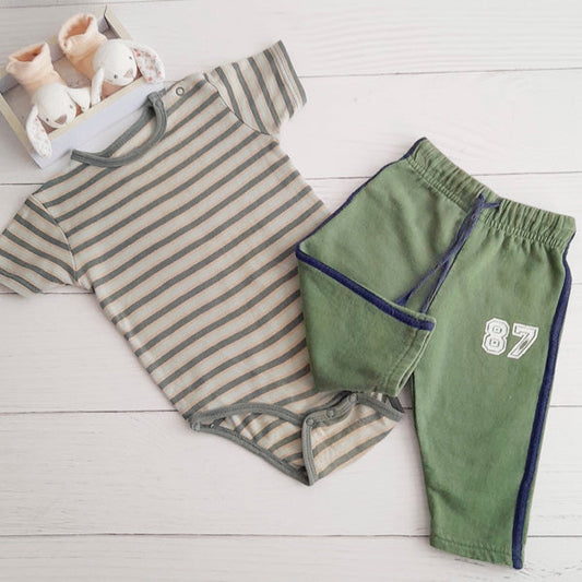 Pack Algodón Verde Marca Otra 9-12 M Estado Casi tiki