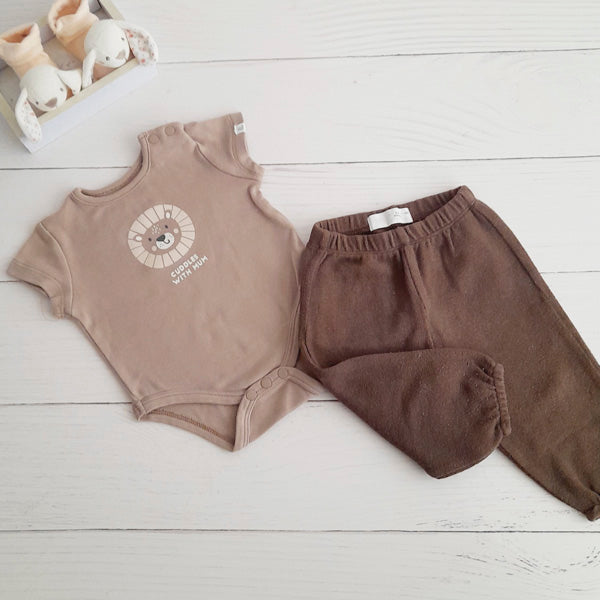 Pack Algodón Café Marca Otra 3-6 M Estado Casi tiki