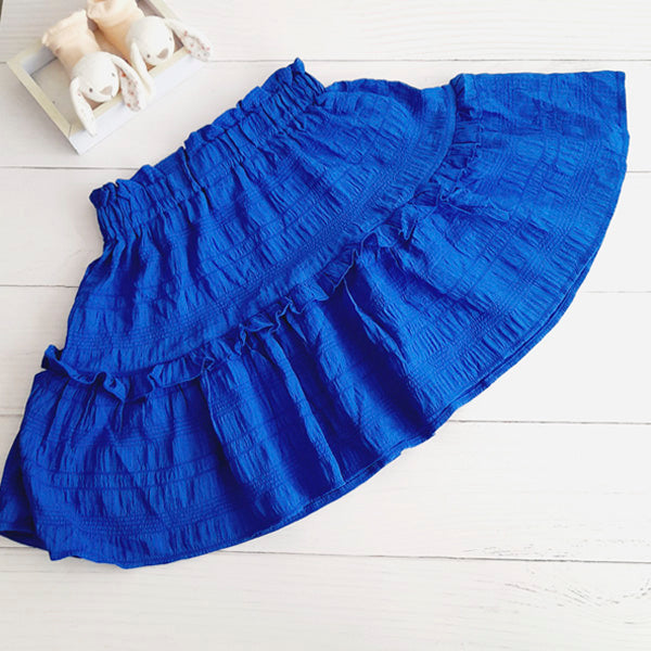 Falda Algodón Azul Marca Shein 8 A Estado Tiki taka