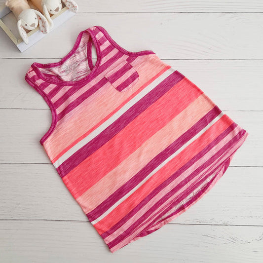 Polera Algodón Multicolor Marca Old Navy 6 A Estado Casi tiki