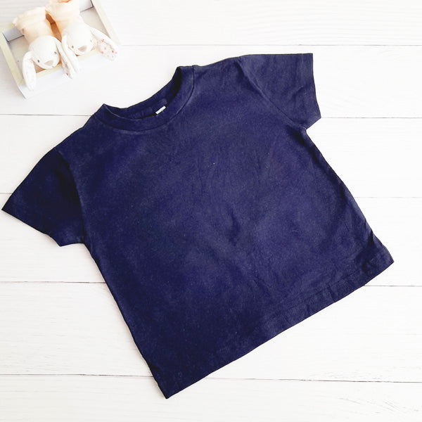 Polera Algodón Azul Marca Otra 4 A Estado Tiki taka