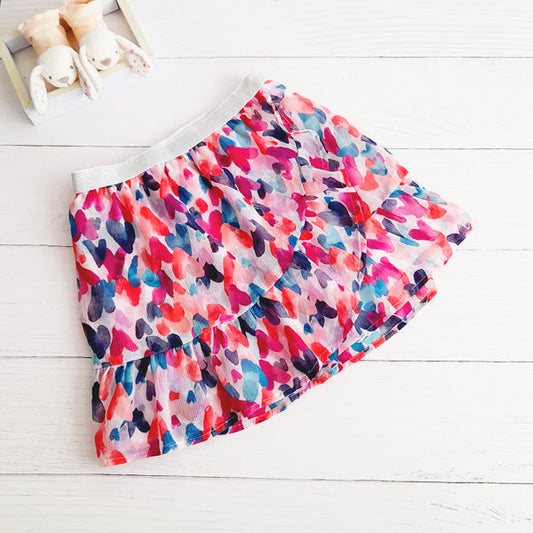 Falda Poliéster Multicolor Marca Otra 7 A Estado Casi tiki