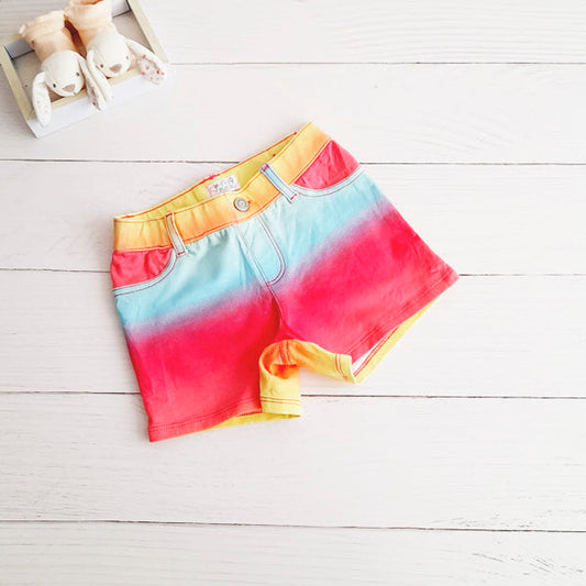 Short Algodón Multicolor Marca The Children's Place 5 A Estado Casi tiki