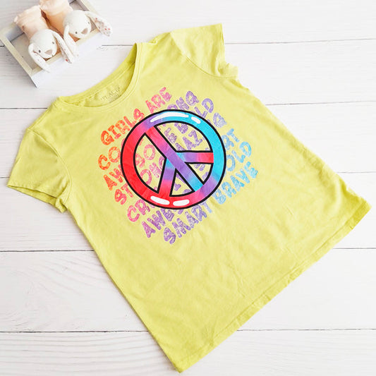 Polera Algodón Amarillo Marca The Children's Place 7 A Estado Tiki taka