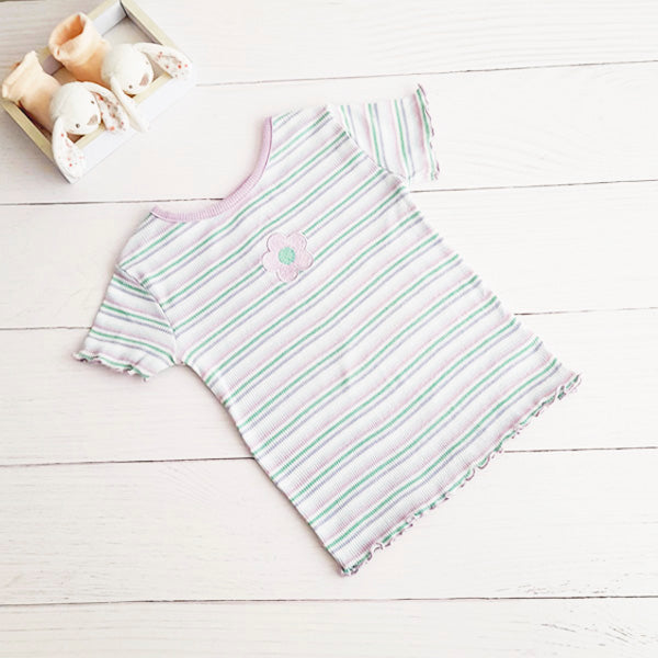 Polera Algodón Rayas Marca Garanimals 3 A Estado Tiki taka