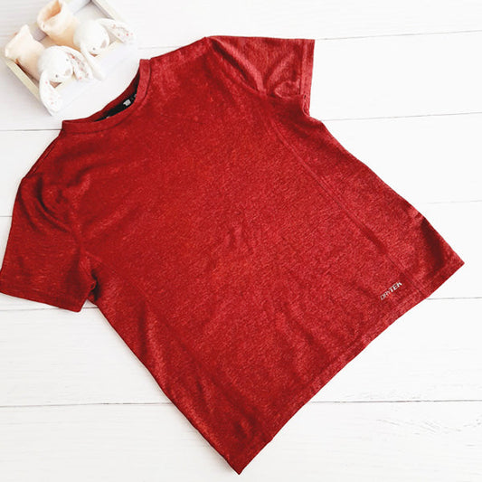 Polera Poliéster Burdeo Marca Otra 8 A Estado Tiki taka