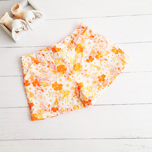 Short Algodón Naranja Marca Otra 11 A Estado Tiki taka