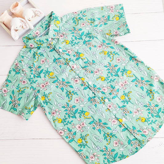 Camisa Algodón Multicolor Marca Cat & Jack 8 A Estado Tiki taka