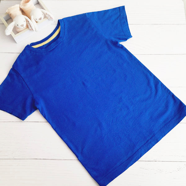 Polera Algodón Azul Marca Otra S Estado Casi tiki