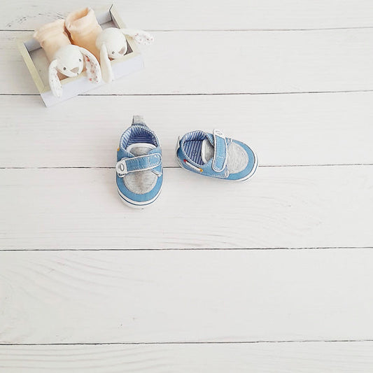 Zapatilla blanda Lona Multicolor Marca Opaline 17 Estado Casi tiki