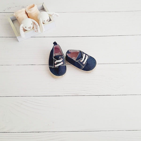 Zapatilla blanda Lona Azul Marca Urb 12 Estado Casi tiki