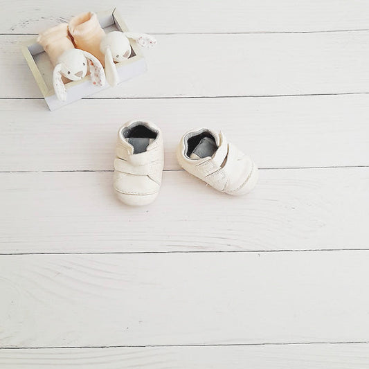 Zapatilla blanda Cuerina Blanco Marca Opaline 17 Estado Casi tiki