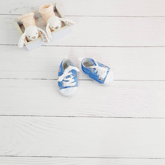 Zapatilla blanda Lona Diseños Marca Genérica 10 Estado Tiki taka