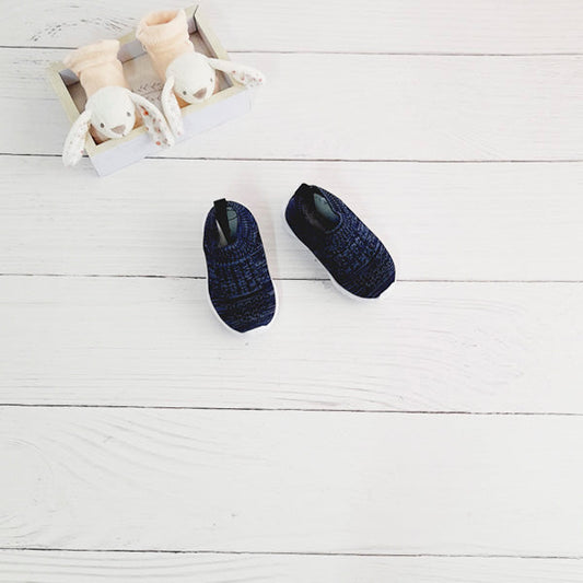 Zapatilla dura Lona Azul Marca Opaline 18 Estado Nuevo